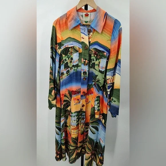 Farm Rio Carioca Midi Dress - Picture 2 of 3